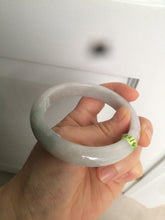Load image into Gallery viewer, 58.5mm Certified Type A 100% Natural light green/red jadeite jade bangle AD3-3048