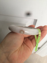 Load image into Gallery viewer, 58.5mm Certified Type A 100% Natural light green/red jadeite jade bangle AD3-3048