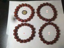 Load image into Gallery viewer, 10-11.9mm 100% natural red agate bracelet CB33