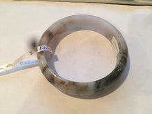 Load image into Gallery viewer, 58mm Certified Type A 100% Natural dark green purple brown Jadeite Jade bangle L135-4073