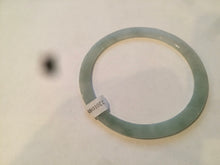 Load image into Gallery viewer, 57.5mm Certified Type A 100% Natural icy light green super thin style Jadeite bangle L137-8304