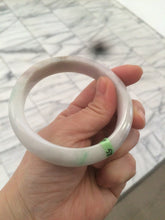Load image into Gallery viewer, 58.9mm certificated Type A 100% Natural sunny green/purple/red/white Jadeite Jade bangle AK4-8620