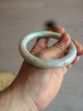 Load image into Gallery viewer, 57mm certified Type A 100% Natural sunny green/white/purple/brown(FU LU Shou) round cut Jadeite Jade bangle AF78-8925