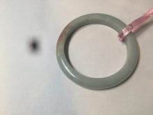 Load image into Gallery viewer, 51.2mm certificated Type A 100% Natural light green/blue/red Jadeite Jade bangle C4804