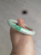 Load image into Gallery viewer, 57mm certified Type A 100% Natural sunny green/white/purple/brown(FU LU Shou) round cut Jadeite Jade bangle AF78-8925