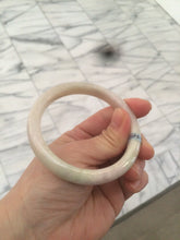 Load image into Gallery viewer, 56.5mm certified 100% natural green/white/yellow/purple jadeite jade bangle AK2-2480