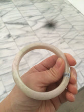 Load image into Gallery viewer, 56.5mm certified 100% natural green/white/yellow/purple jadeite jade bangle AK2-2480