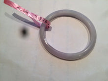 Load image into Gallery viewer, 51.3mm Certified Type A 100% Natural light purple jadeite jade bangle U12-3156