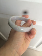 Load image into Gallery viewer, 59mm certified Type A 100% Natural green/purple/yellow/yellow Jadeite bangle U130-9888