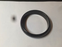 Load image into Gallery viewer, 52.8mm Certified Type A 100% Natural black (Wuji)Jadeite Jade bangle group D94