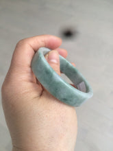 Load image into Gallery viewer, 52.5mm certified Type A 100% Natural s dark green/purple square Jadeite Jade bangle AF76-0402