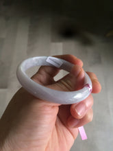 Load image into Gallery viewer, 51.3mm Certified Type A 100% Natural green light purple Jadeite Jade oval bangle AD53-3154