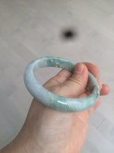 Load image into Gallery viewer, 58.5mm Certified Type A 100% Natural light green/purple jadeite jade bangle U128-9906