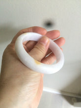 Load image into Gallery viewer, 53.4mm 100% natural certified yellow/white/light purple jadeite jade bangle AS38-5122