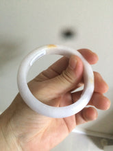Load image into Gallery viewer, 53.4mm 100% natural certified yellow/white/light purple jadeite jade bangle AS38-5122
