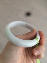 Load image into Gallery viewer, 58.9mm certificated Type A 100% Natural sunny green/purple/red/white Jadeite Jade bangle AK4-8620