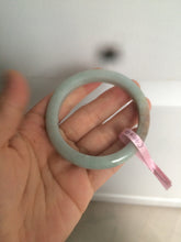 Load image into Gallery viewer, 51.2mm certificated Type A 100% Natural light green/blue/red Jadeite Jade bangle C4804