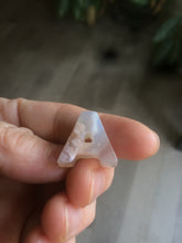 Load image into Gallery viewer, 100% natural icy Madagascar cherry blossoms agate Initial letters X81 (Add on item, not sale individually)