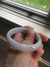 Load image into Gallery viewer, 51.5mm Certified Type A 100% Natural light green/yellow jadeite jade bangle A58-2868