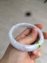 Load image into Gallery viewer, 55.9mm certified 100% natural green/white/purple jadeite jade bangle Z69-5705