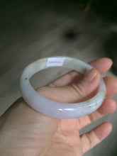 Load image into Gallery viewer, 51.5mm Certified Type A 100% Natural light green/purple/yellow/brown oval shape Jadeite Jade bangle AS14-0710