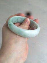 Load image into Gallery viewer, 56.3mm certified 100% natural Type A light green/white jadeite jade bangle AB88-1153