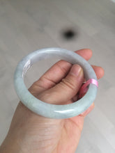 Load image into Gallery viewer, 57.9mm certified Type A 100% Natural light green/purple Jadeite Jade bangle AB39-3905