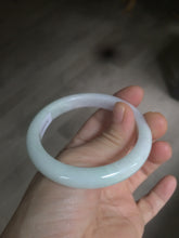 Load image into Gallery viewer, 52.8mm Certificated light green, white, purple jadeite jade bangle AS10-9457