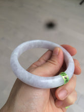 Load image into Gallery viewer, 55.9mm certified 100% natural green/white/purple jadeite jade bangle Z69-5705