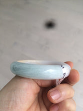 Load image into Gallery viewer, 57.8mm 100% certified natural light green/blue/yellow jadeite jade bangle S27-3228