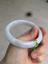 Load image into Gallery viewer, 55.9mm certified 100% natural green/white/purple jadeite jade bangle Z69-5705