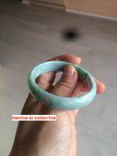 Load image into Gallery viewer, 51.7mm certified Type A 100% Natural sunny green Jadeite Jade bangle AR68-0452