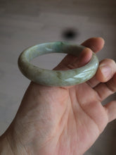 Load image into Gallery viewer, 54.6mm certified 100% natural Type A sunny green/brown/gary jadeite jade bangle AR79-2789