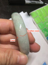 Load image into Gallery viewer, 56mm certified 100% natural certified green jadeite jade bangle AT58-9981