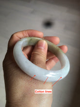 Load image into Gallery viewer, 53.8mm certified Type A 100% Natural light yellow green Jadeite Jade bangle AK45-0450