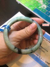 Load image into Gallery viewer, 58mm Certified Type A 100% Natural green/yellow Jadeite Jade bangle AS49-5045