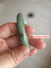 Load image into Gallery viewer, 53.2mm certificated Type A 100% Natural green/brown Jadeite Jade bangle AM65-4191