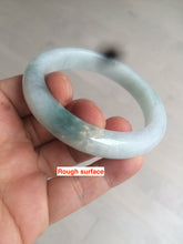 Load image into Gallery viewer, 53.5mm certified 100% natural Type A green/white jadeite jade bangle AQ31-1361