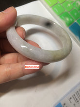Load image into Gallery viewer, 56.5mm certified 100% natural Type A green yellow purple jadeite jade bangle AF8-8939