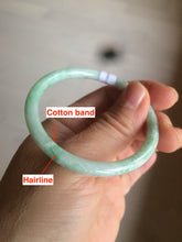 Load image into Gallery viewer, 49.7mm Certified Type A 100% Natural sunny green/red slim Jadeite Jade bangle AQ22-0186