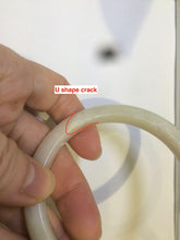 Load image into Gallery viewer, 56.5mm certified 100% natural green/white/yellow/purple jadeite jade bangle AK2-2480