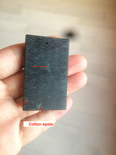 Load image into Gallery viewer, 100% natural dark green/black nephrite jade (青玉) eagle safe and sound pendant J121