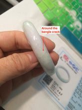 Load image into Gallery viewer, 53.9mm certified Type A 100% Natural sunny green purple Jadeite Jade bangle GC18-1846 (add on item)