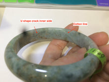 Load image into Gallery viewer, 60mm Certified 100% natural Type A green/brown/gray jadeite jade AJ42-5453