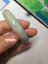 Load image into Gallery viewer, 56.6mm Certified Type A 100% Natural sunny green brown Jadeite Jade bangle AB61-2770