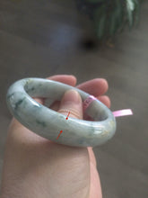 Load image into Gallery viewer, 55.2mm Certified Type A 100% Natural green Jadeite Jade bangle B63-5265