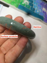 Load image into Gallery viewer, 56.2 mm certificated Type A 100% Natural green/orange Jadeite Jade bangle AC54-6339