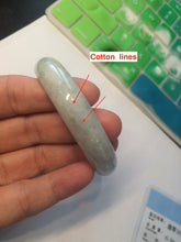 Load image into Gallery viewer, 52.7mm 100% natural Type A light green/purple jadeite jade bangle D80-2207