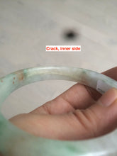 Load image into Gallery viewer, 56mm 100% natural certified icy sunny green/red/white jadeite jade bangle AT52-8745