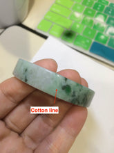 Load image into Gallery viewer, 50.6mm Certified type A 100% Natural apple green Jadeite Jade bangle AH41-7281